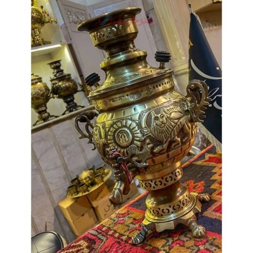 سرویس سماور سه لیتری توپی قلم، ورق ضخیم باکیفیت درجه یک - هنرظریف