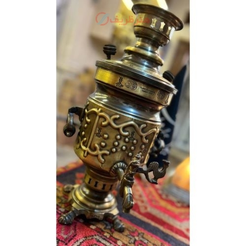 سرویس سماور سه لیتری با طرح زیبا و ماندگار، ورق ضخیم و با کیفیت، رنگ ثابت - هنرظریف