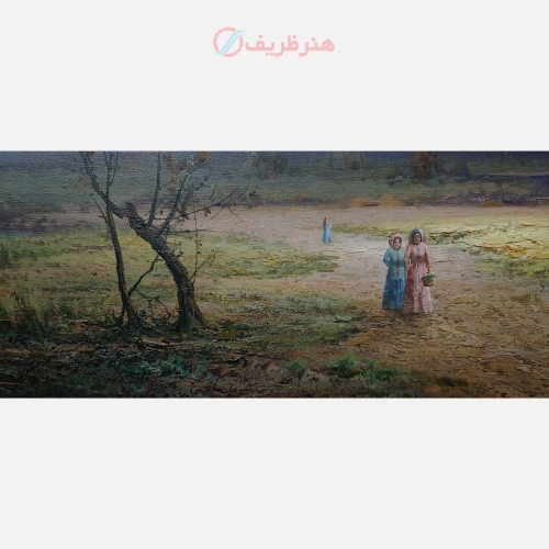 تابلو نقاشی آوای طبیعت، اورجینال، استفاده از با کیفیت ترن متریال رنگ و بوم