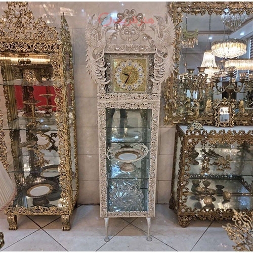 بوفه ساعتی طرح سیمرغ، بسیار خاص با آبکاری درجه یک / هنر ظریف