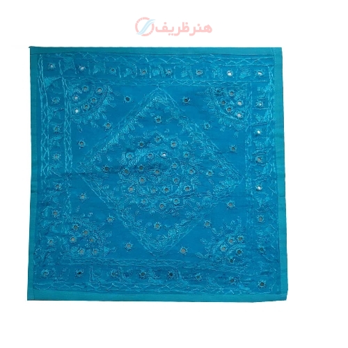 کاور کوسن سوزن دوزی واینه کاری مدل چکن دوزی با پارچه نخی  1-9 بسیار خوش رنگ و زیبا