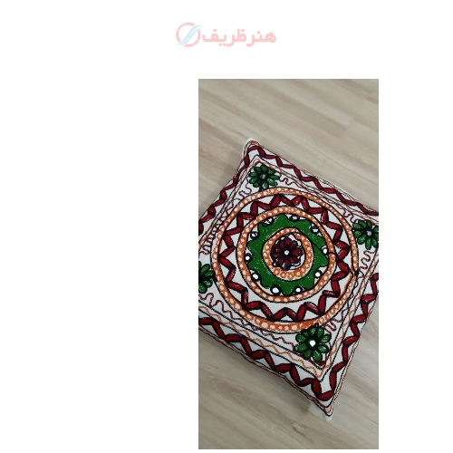 کاور کوسن سوزن دوزی کد 1-3 پارچه با کیفیت در طرح ها و رنگ های مختلف - هنرظریف