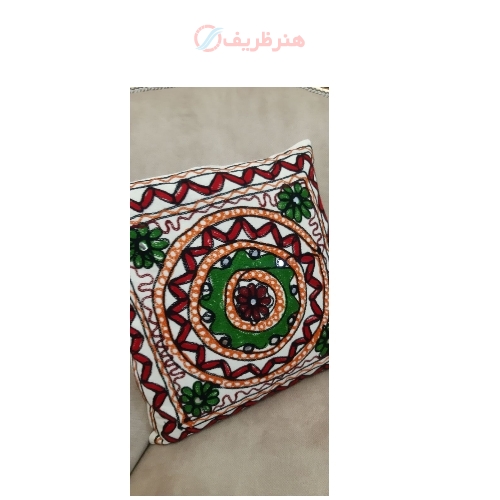 کاور کوسن سوزن دوزی کد 1-3 پارچه با کیفیت در طرح ها و رنگ های مختلف