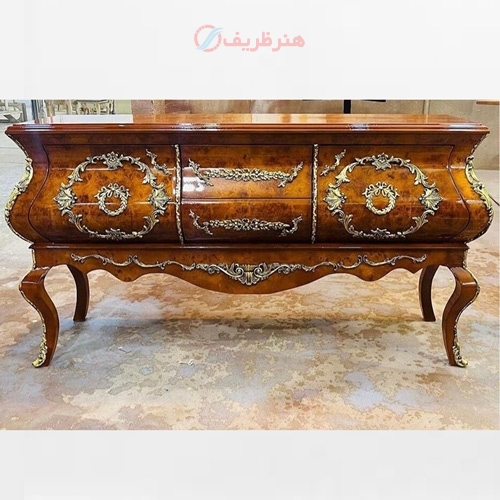 کنسول وسط کشو معرق کاری شده دارای رنگ های کلاسیک بسیار زیبا با ضمانت - هنرظریف
