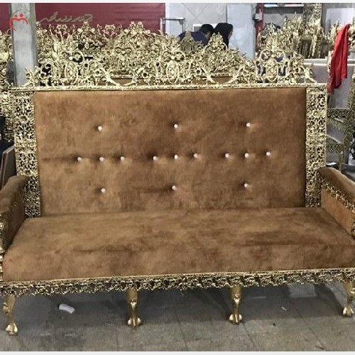 مبلمان 7 در طرح زیبای گل یاس از جنس برنز پر نقش و رنگ ثابت با تنوع رنگ به سلیقه مشتری عزیز