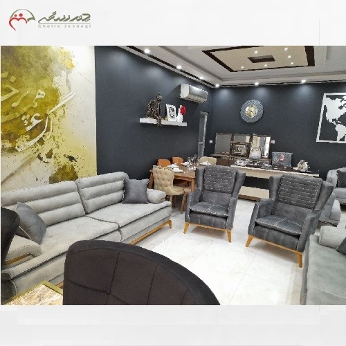 مبلمان 8 نفره ی میلانو با چوب راش و رنگبندی متنوع، قابل سفارش در تعداد 7، 8، 10 نفره با ضمانت 24 ماهه