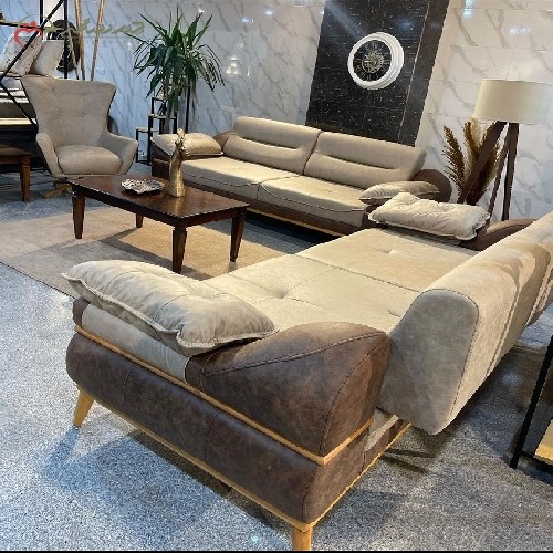مبلمان 7 نفره ی راحتی اسپرت، طراحی و کیفیت عالی، رنگ خاص با ضمانت نامه