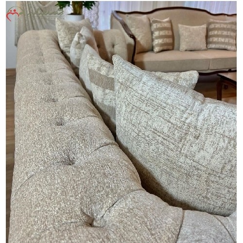 مبلمان کلاسیک اسپرت 7 نفره دارای رنگبندی متنوع پارچه و بدنه با گارانتی، طراحی شکیل و چشم نواز