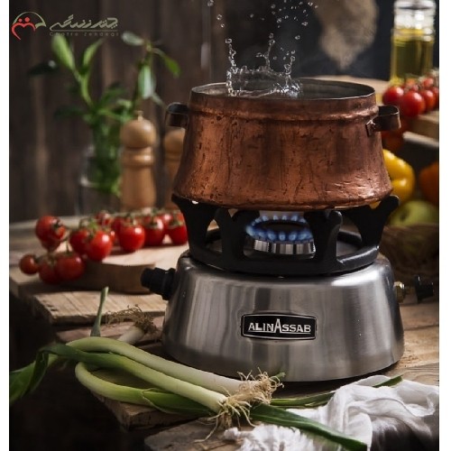اجاق گاز تک شعله استیل مدل آذرخش کد 115 با طراحی کاملا به روز و شکیل، محصولی پر طرفدار و کاربردی دارای گارانتی - هنرظریف