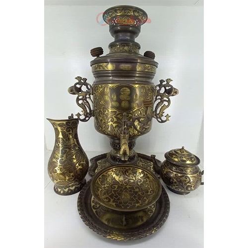 سرویس سماور 6لیتری زغالی با کیفیت و طرح خاص - هنرظریف