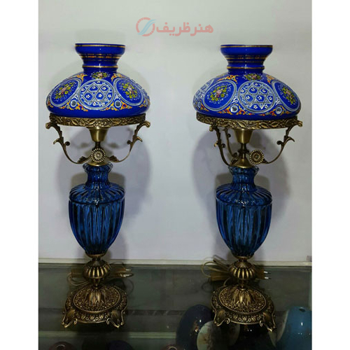 چراغ قالپاقی سه پوست آبی بسیار شیک