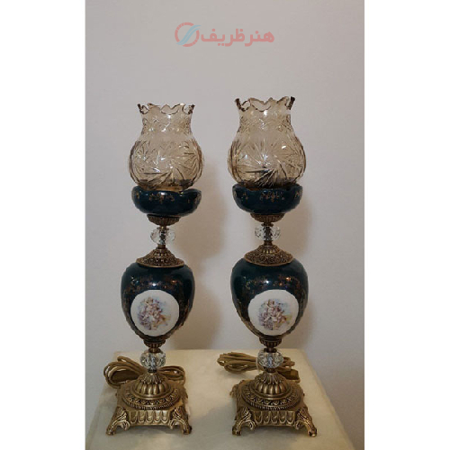 چراغ سرامیکی قطعات تمام برنجی سایز بزرگ