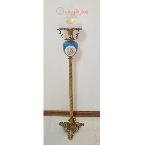 کنارسالنی مدل قالپاقی ستون سرامیکی تمام برنج_ هنرظریف