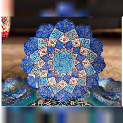ظروف پذیرایی و آجیل خوری میناکاری _ هنرظریف