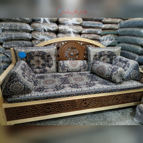 سرویس مبلمان ۷ تکه ترمه، رنگ سورمه ای