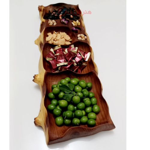 میز مزه چوبی روستیک دستساز