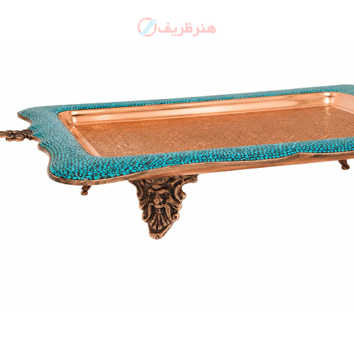 سینی فیروزه کوبی پرنسا، مدل دسته دار