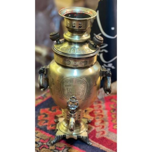 سرویس سماور یک و نیم لیتری نظر دسته گوشواره، رنگ ثابت و باکیفیت بالا - هنرظریف