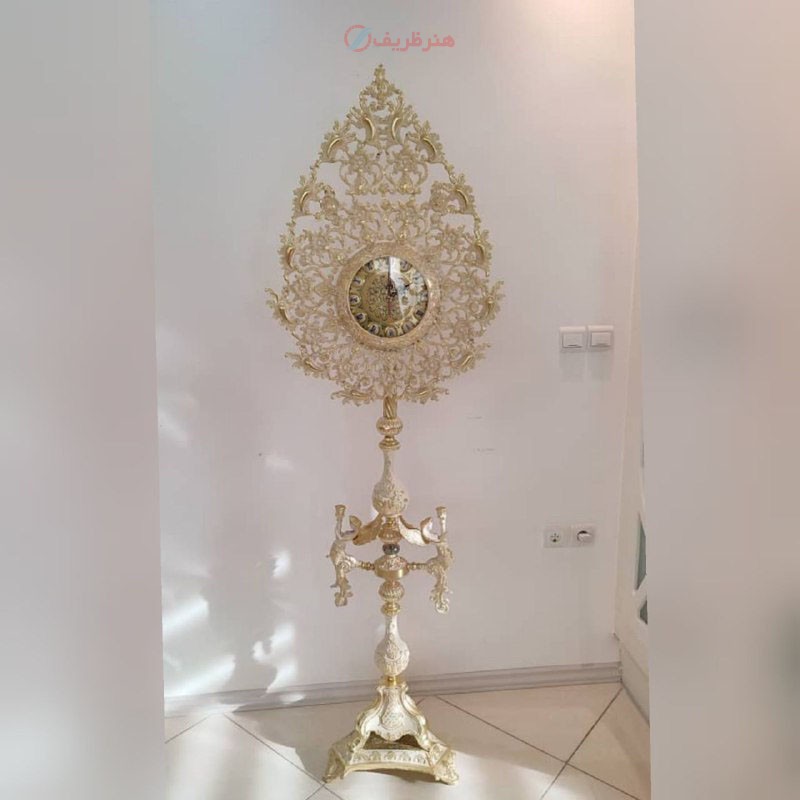 ساعت ایستاده تک ستون، مدل لادن، با رنگ ثابت، جنس آلیاژ آلومینیوم