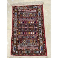 خرید، قیمت و مشخصات گلیم مدرن سیرجان جنس پشم کرک مرینوس با رنگ طبیعی ثابت گیاهی با کیفیت بالا | هنرظریف