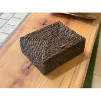 خرید و قیمت جا قاشق و چنگالی حصیری دردار ابعاد ۲۰*۲۵ - هنرظریف