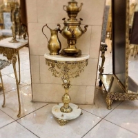 خرید، قیمت و مشخصات میز خاطره جنس برنز درجه 1، با طرح گل رز سنگ خور، زیبا و شیک مناسب منزل شما، با دوام | هنرظریف