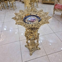 خرید، قیمت و مشخصات میوه خوری کنار سالنی روکش برنز، بسیار شیک و زیبا، ورق ضخیم، آلومینیوم درجه یک، با ضمانت کیفیت | هنرظریف
