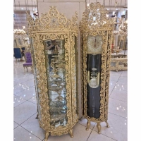 خرید، قیمت و مشخصات بوفه و ساعت روکش برنز، مدل گل سرخ، آلومینیوم درجه 1، ورق ضخیم، با ضمانت کیفیت کالا | هنرظریف