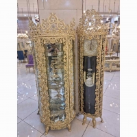 خرید قیمت و مشخصات بوفه روکش برنز جادار با طرح جدید ساخته شده با ورق ضخیم با رنگ ثابت، محصول اصفهان / هنرظریف