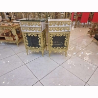خرید، قیمت و مشخصات بوفه کوچک ویترینی روکش برنز رنگ ثابت و کیفیت درجه یک، محصول اصفهان | هنرظریف