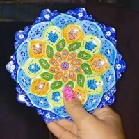 خرید آنلاین، دیوار کوب مسی میناکاری شده، پخته شده در کوره با رنگ ثابت و ضد خط و خش، با قیمت مناسب | هنرظریف