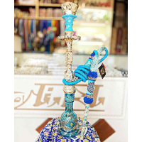 خرید، قیمت و مشخصات قلیان کامل برنجی یک مرتبه شمش، قلم کاری تماما کار دست ارزان و باکیفیت _ هنرظریف