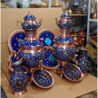 سماور مسی ۴ لیتری پرداز نانو با رنگ ثابت