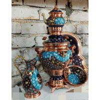 سماور مسی ۴ لیتری پرداز نانو با رنگ ثابت