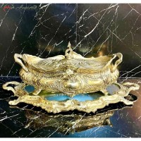 خرید آنلاین، ظرف شکلات خوری برنز جاردین سایز سه، در رنگ طلایی بسیار شیک و خاص، زیر قیمت بازار | هنرظریف