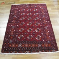 خرید آنلاین، فرش دستبافت بلوچستان کد39839 در طرح قابی بافته شده با الیاف طبیعی، رنگ و حاشیه کرمی، با قیمت مناسب | هنرظریف