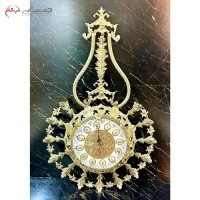 خرید آنلاین، ساعت دیواری  از جنس برنز با طرح زیبای بهار و صفحه سفید، پر نقش و نگار و متفاوت، زیر قیمت بازار | هنرظریف