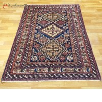 خرید آنلاین،فرش دستبافت سیرجان کد 39491با رنگ زمینه متنوع و طرح زیبای ترنج، زیر قیمت بازار | هنرظریف