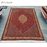 خرید آنلاین، فرش دستبافت بیجار کد 39272 در طرح ماهی و ترنج، نقشه بی نظیر و زیبا، با قیمت کاملا مناسب | هنرظریف